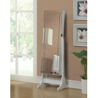 Coaster Furniture 901827 Storage Jewelry Cheval Mirror White